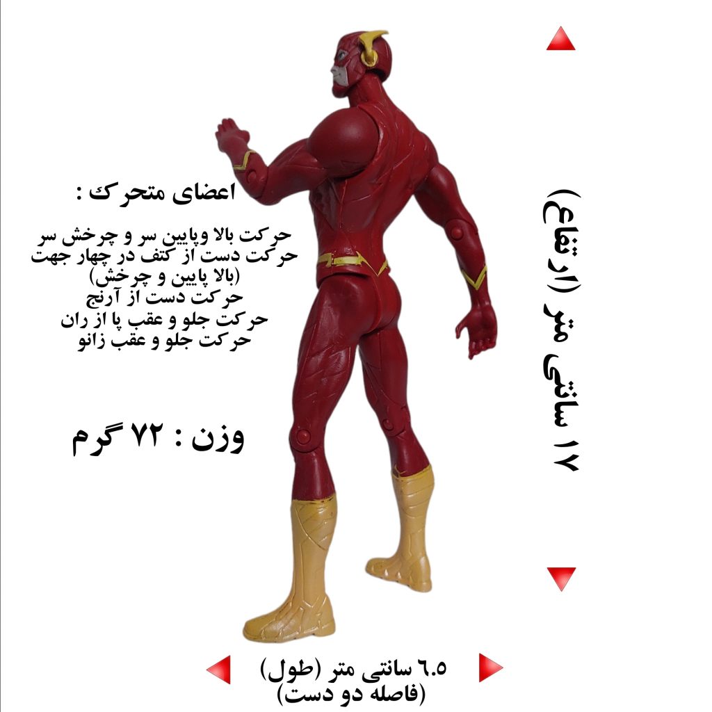 اکشن فیگور مدل فلش لیگ عدالت کد FLB - 118 | گارانتی اصالت و سلامت فیزیکی کالا