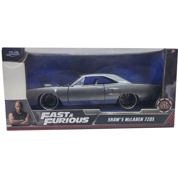 ماشین بازی جادا مدل فلزی Fast and Furious Doms Plymouth Road Runner | خاکستری | گارانتی اصالت و سلامت فیزیکی کالا