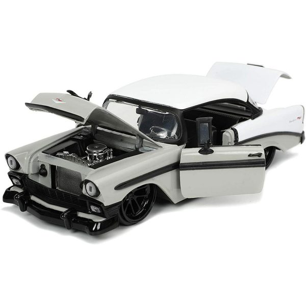 ماکت ماشین جادا مدل chevrolet bel air 1956 | سفید | گارانتی اصالت و سلامت فیزیکی کالا