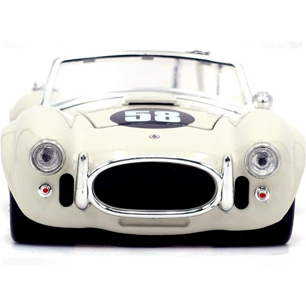 ماکت ماشین جادا مدل 1965 Shelby Cobra 427 S/C | سفید | گارانتی اصالت و سلامت فیزیکی کالا
