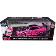 ماکت ماشین جادا مدل HELLO KITTY & 2002 NISSAN SKYLING GT-R مجموعه 2 عددی | صورتی | گارانتی اصالت و سلامت فیزیکی کالا