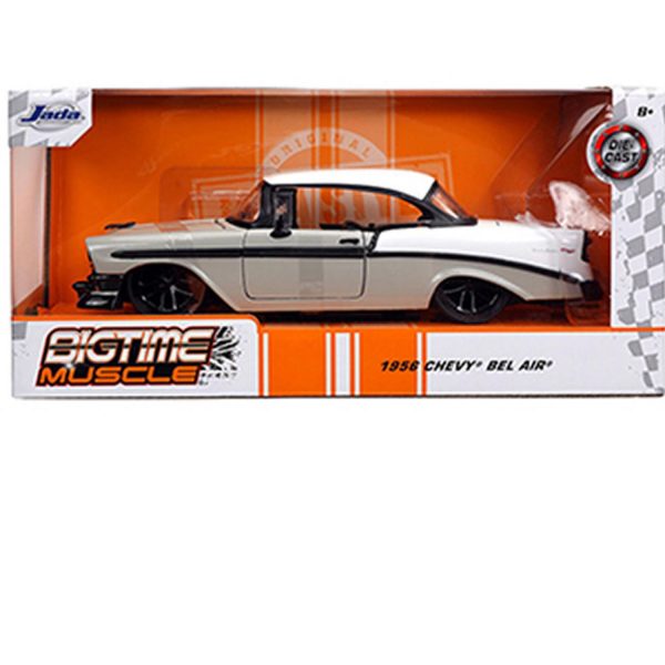 ماکت ماشین جادا مدل chevrolet bel air 1956 | سفید | گارانتی اصالت و سلامت فیزیکی کالا