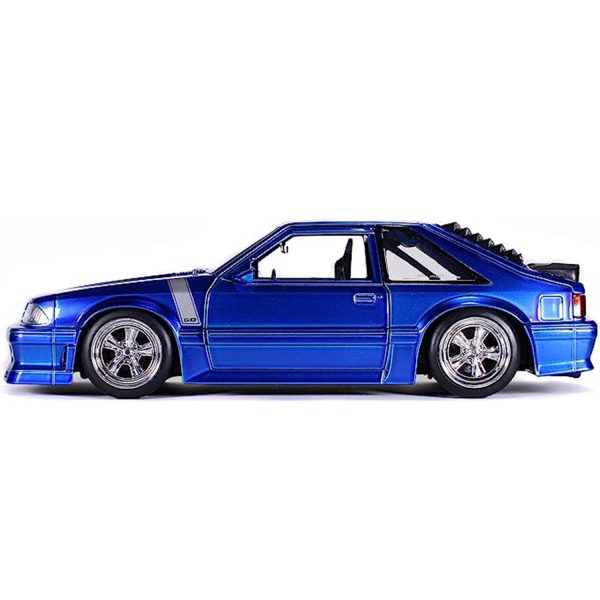 ماکت ماشین جادا مدل فلزی Ford Mustang GT 1989 | آبی | گارانتی اصالت و سلامت فیزیکی کالا