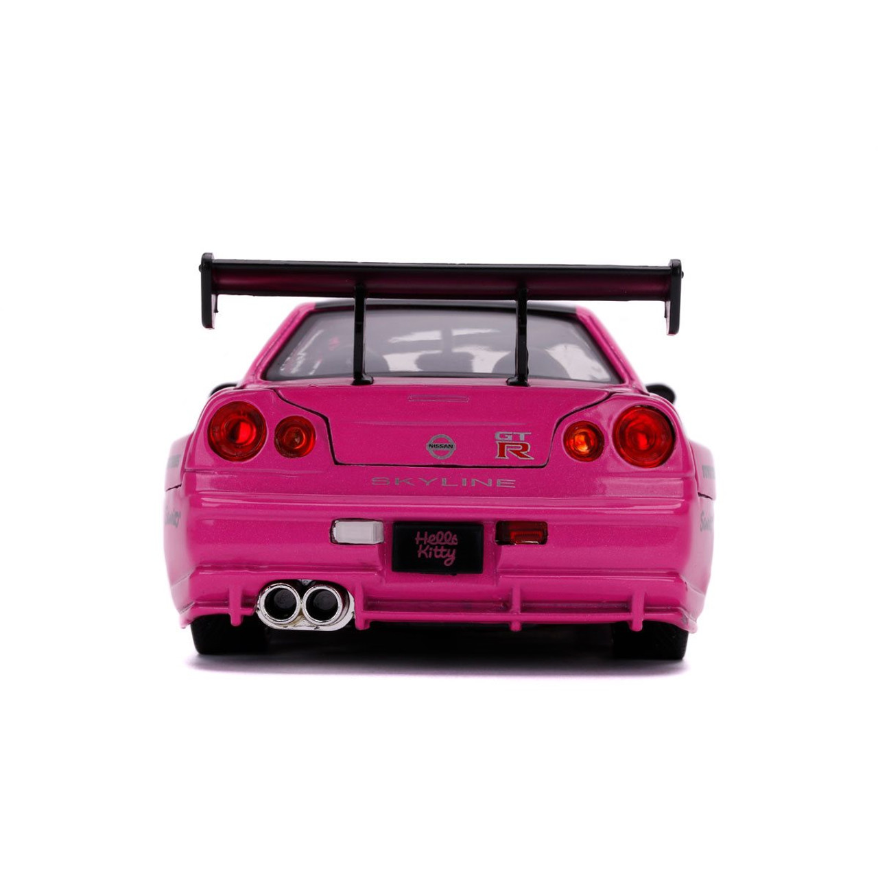 ماکت ماشین جادا مدل HELLO KITTY & 2002 NISSAN SKYLING GT-R مجموعه 2 عددی | صورتی | گارانتی اصالت و سلامت فیزیکی کالا