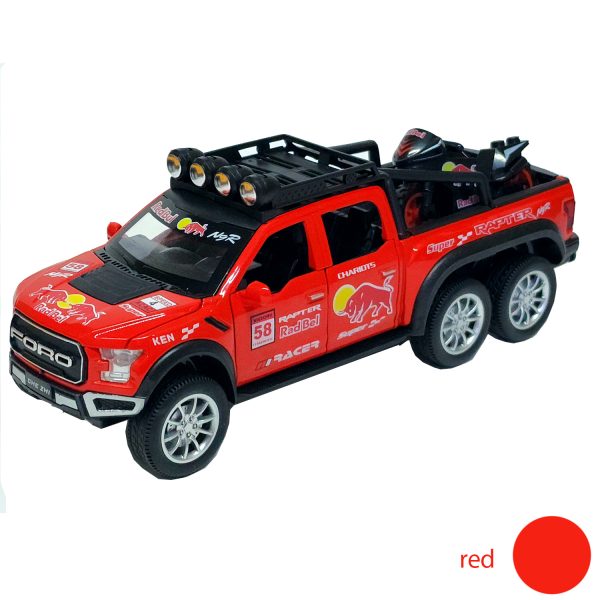 ماشین بازی چه ژی مدل فورد طرح RAPTOR به همراه موتور مجموعه 2 عددی