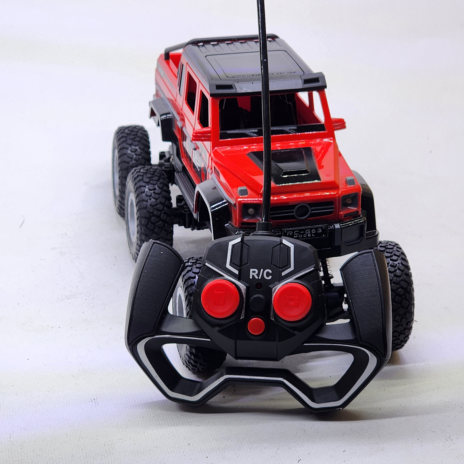 ماشین بازی مدل فنری 6 چرخ SUPER OFFROAD