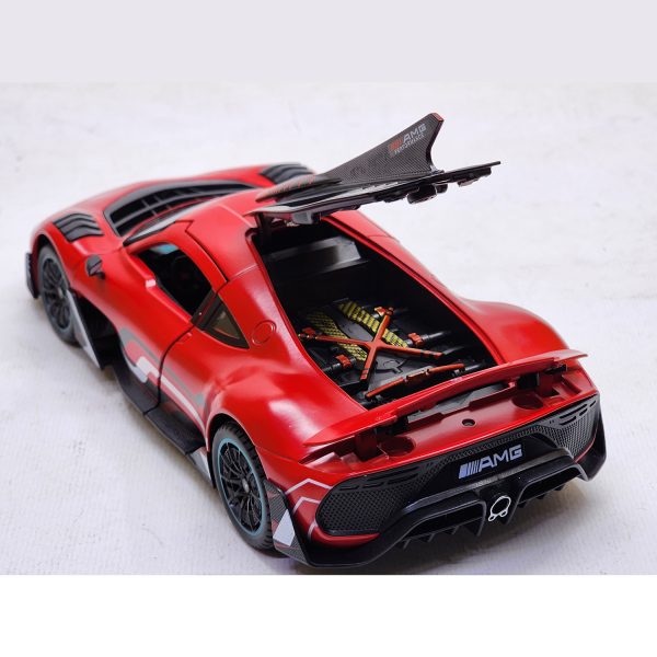 ماشین بازی مدل فلزی عقبکش BENZ AMG