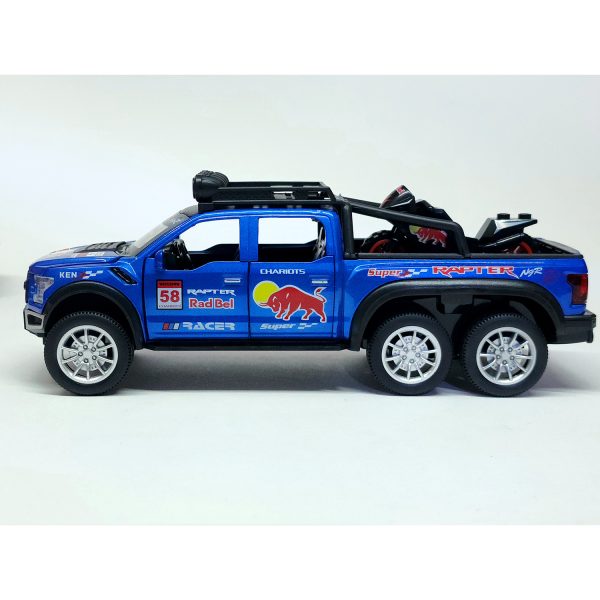 ماشین بازی چه ژی مدل فورد طرح RAPTOR به همراه موتور مجموعه 2 عددی