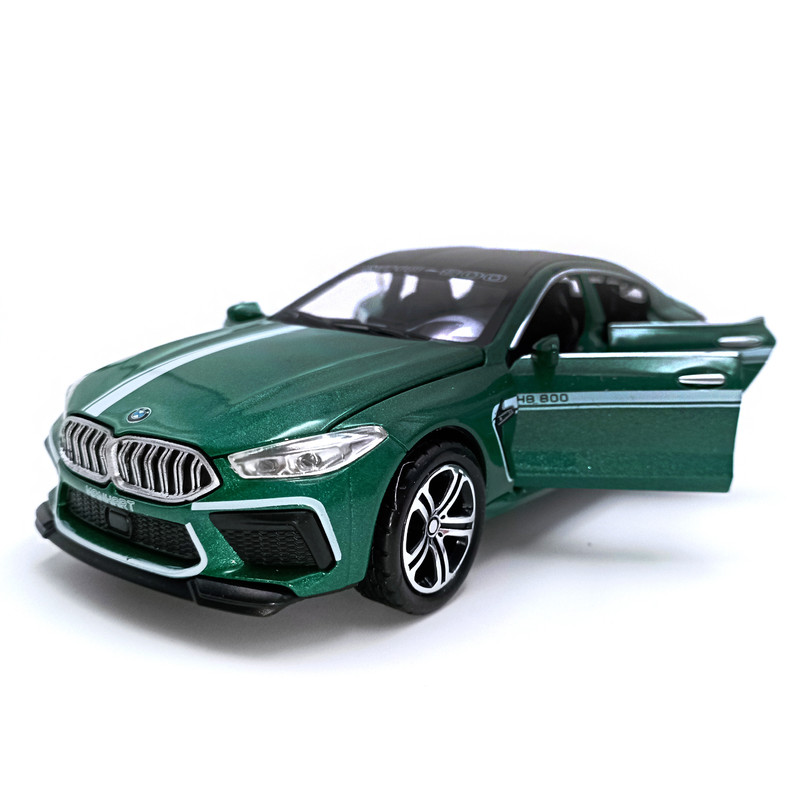 ماکت ماشین مدل عقبکش فلزی موزیکال BMW MANHART M8