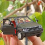 ماشین بازی ناب سل مدل فلزی عقب کش پراید MATT COVER CUSTOM - تصویر 4