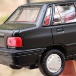 ماشین بازی ناب سل مدل فلزی عقب کش پراید MATT COVER CUSTOM - تصویر 6