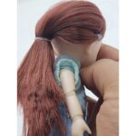 عروسک طرح دخترک چشم تیله ای تمام مفصلی مدل D1 ارتفاع 16 سانتیمتر - تصویر 6