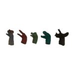 عروسک انگشتی مدل دایناسور کد 58d مجموعه 5 عددی - تصویر 6