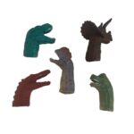 عروسک انگشتی مدل دایناسور کد 58d مجموعه 5 عددی - تصویر 3