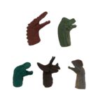 عروسک انگشتی مدل دایناسور کد 58d مجموعه 5 عددی - تصویر 7