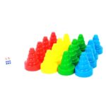 بازی فکری مدل منچ و مارپله پارچه ای - تصویر 2