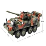 ماشین بازی کنترلی ناب سل مدل تانک کد ZJ111-333 مجموعه دو عددی - تصویر 6