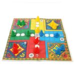 بازی فکری مدل منچ و مارپله پارچه ای - تصویر 4
