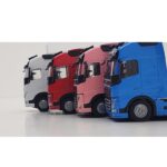 ماشین بازی ناب سل مدل چراغ دار VOLVO FH طرح تک محور - تصویر 5