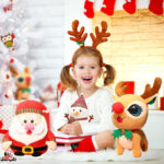 عروسک ناب سل مدل آدم برفی طرح Christmas ارتفاع 25 سانتی متر - تصویر 3
