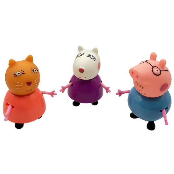 فیگور ناب سل مدل Peppa Pig کد FI11110 مجموعه 3 عددی