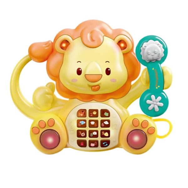 اسباب بازی ناب سل مدل تلفن موزیکال طرح شیر BABY MUSIC TELEPHONE