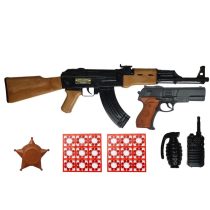 تفنگ بازی گلدن گان ناب سل مدل naabsell-PA04 مجموعه 6 عددی