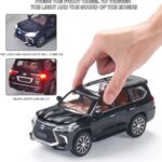 ماکت ماشین ناب سل مدل لکسوس lx570 دودزا به همراه جاسوییچی - تصویر 4