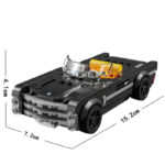 ساختنی 317 تکه ناب سل مدل کادیلاک الدورادو اسپرت BUILDING BLOCKS SPORTCAR BLK 317 PCS - تصویر 3