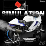 موتور بازی ناب سل مدل سوزوکی هایابوسا دودزا شارژی کد SUZUKI HAYABUSA SPRAY 003 1:6 - تصویر 13