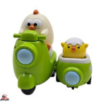اسباب بازی ناب سل مدل جوجه و مرغ فشاری قدرتی وسپا سوار CHIKEN FUN PRESSURE مجموعه 2 عددی - تصویر 6