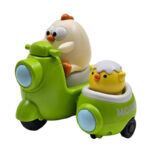 اسباب بازی ناب سل مدل جوجه و مرغ فشاری قدرتی وسپا سوار CHIKEN FUN PRESSURE مجموعه 2 عددی - تصویر 7
