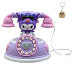 بازی آموزشی ناب سل مدل تلفن موزیکال چراغدار طرح کرومی KUROUMI MUSICALTELEPHONE به همراه جاسوییچی