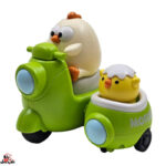 اسباب بازی ناب سل مدل جوجه و مرغ فشاری قدرتی وسپا سوار CHIKEN FUN PRESSURE مجموعه 2 عددی - تصویر 8