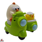 اسباب بازی ناب سل مدل جوجه و مرغ فشاری قدرتی وسپا سوار CHIKEN FUN PRESSURE مجموعه 2 عددی - تصویر 3