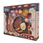 ست اسباب بازی ناب سل مدل آشپزخانه کوچک طرح صبحانه مجموعه 16 عددی کد 16IN1 MINI LITTLEKITCHEN - تصویر 7
