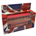 ماکت ماشین ناب سل مدل اتوبوس لندن کد LONDON BUS PULL BACK &GO ACTION NAAB002 - تصویر 2