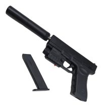 تفنگ بازی ناب سل مدل کلت لیزردار metal p-180