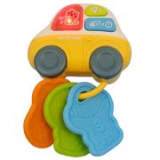اسباب بازی ناب سل مدل جغجغه دندان گیر طرح ماشین موزیکال چراغدار به همراه کلید کد MUSICAL CAR CUTE BABY TOYS