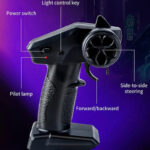 ماشین بازی کنترلی ناب سل مدل آفرود حرفه ای فنری شارژی چراغدار باتری لیتیوم کد Professional control charging machine scale 1:16 technology 2.4g high speed - تصویر 10