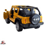 ماکت ماشین ناب سل مدل جیپ رانگلر پیکاپ آفرود فلزی عقب کش کد WRANGLER PICKUP METAL CAR NAAB002 SCALE 1:48 - تصویر 3