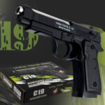 تفنگ بازی ناب سل مدل کلت خشاب خور C19 کد AIRSOFT GUN C19 مناسب برای نوجوانان - تصویر 4