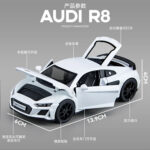 ماشین بازی ناب سل مدل موزیکال چراغ دار AUDI R8 - تصویر 4