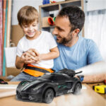 ماشین بازی کنترلی مسابقه‌ای مدل دودزا شارژی KMRC کد Dudza model racing control game machine K660-3A scale1:20 با حرکت چهار جهته، چراغ‌دار و مقیاس 1:20 - تصویر 14