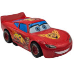 ماکت ماشین ناب سل مدل مک کوئین فلزی چراغدار موزیکال کد McQueen Metal Light-Up Musical به همراه استند - تصویر 3