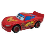 ماکت ماشین ناب سل مدل مک کوئین فلزی چراغدار موزیکال کد McQueen Metal Light-Up Musical به همراه استند - تصویر 7