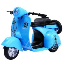 موتور بازی ناب سل مدل وسپا فلزی موزیکال چراغدار فانتزی کد Vespa metal toy motorbike with lights and music naab001