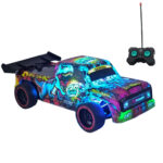 ماشین بازی کنترلی ناب سل مدل وانت پیکاپ آفرود دودزا شارژی چراغدار 4 کانال اسپرت کد HIGH SPEED RACING LIGHT SPRAYS 4CH SCALE 1:16 NAAB001 - تصویر 7