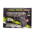 تفنگ بازی ناب سل مدل کلت خشاب خور C19 کد AIRSOFT GUN C19 مناسب برای نوجوانان - تصویر 5