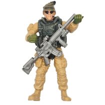 فیگور ناب سل مدل سرباز تفنگدار کد SPECIALFORCES NAAB010 ارتفاع 10 سانتیمتر